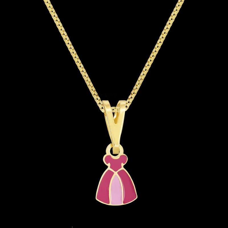 COLAR INFANTIL PRINCESA ROSA