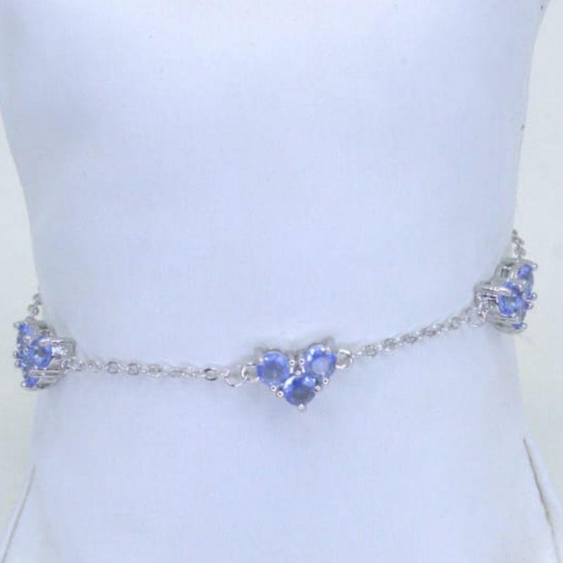 PULSEIRA CORAÇOES TANZANITA
