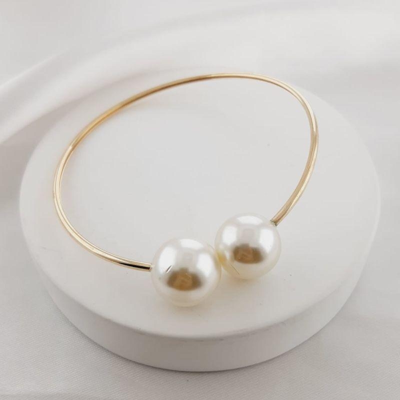BRACELETE OURO PEROLAS