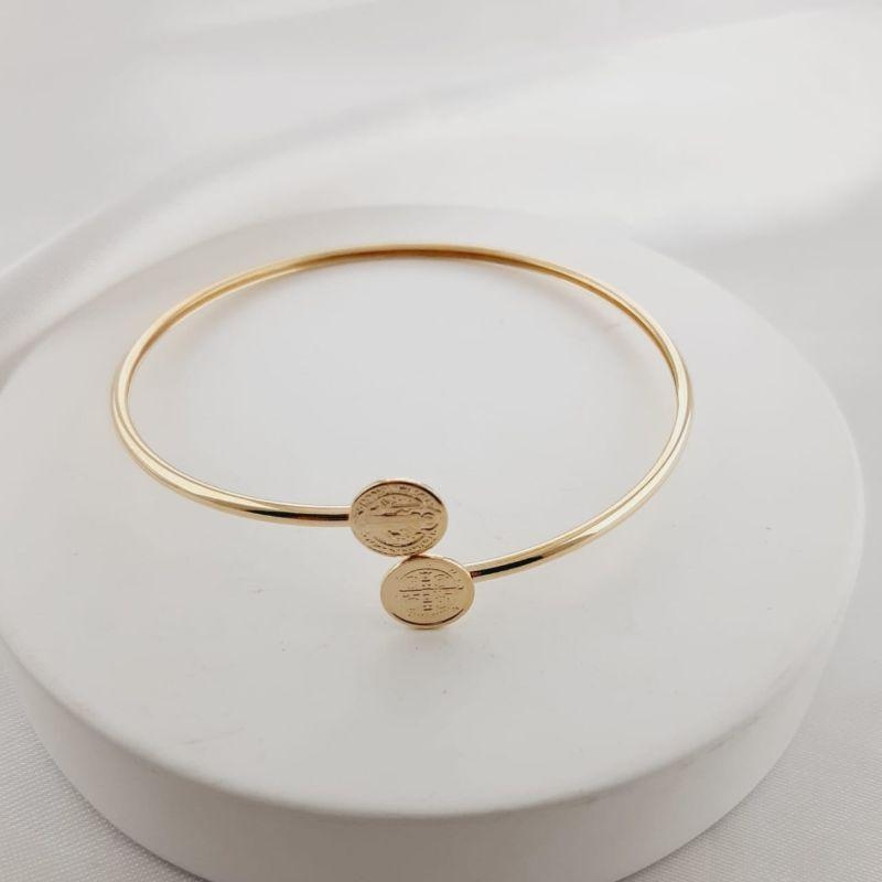 BRACELETE OURO SAO BENTO