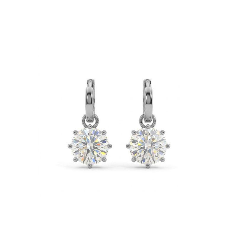 BRINCO ARGOLA RODIO PONTO DE LUZ G