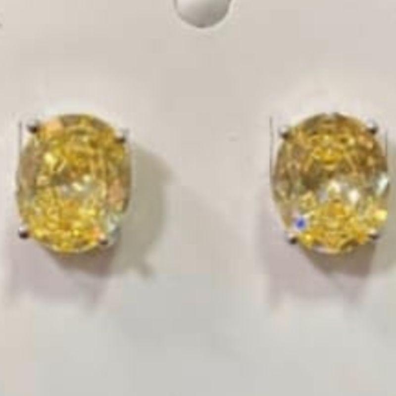 BRINCO OVAL YELLOW FANCY