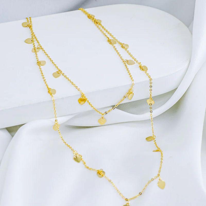Colar Longo Coração