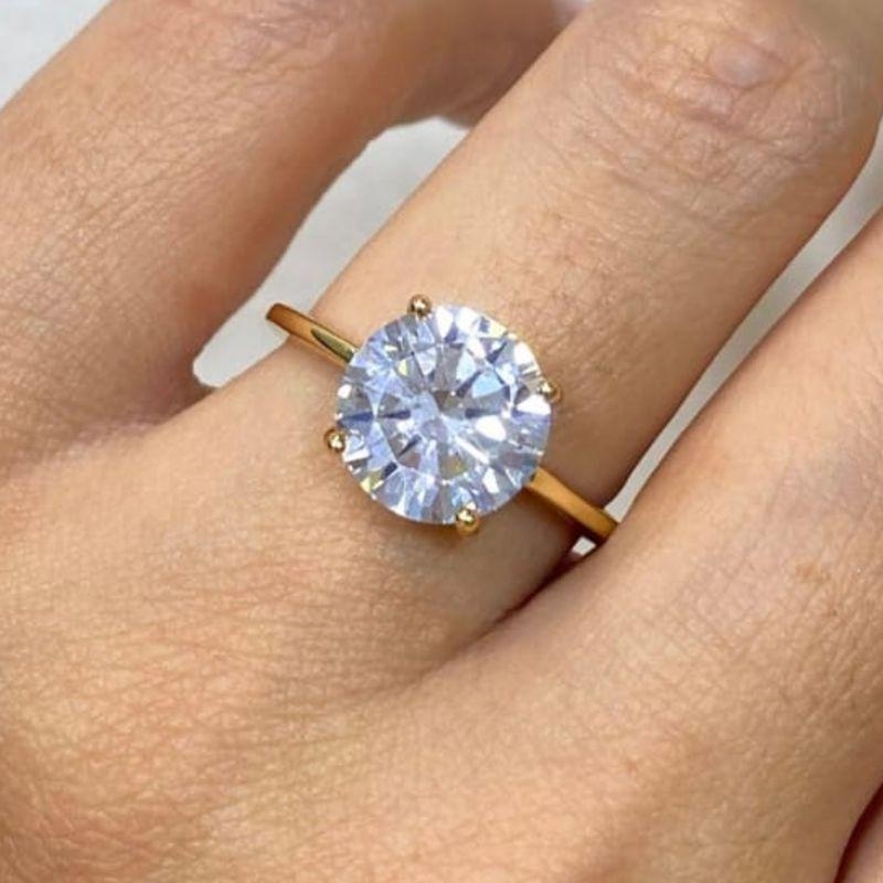 ANEL CRISTAL OURO 10MM