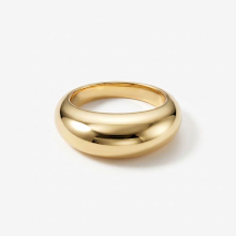 ANEL LISO OURO 22