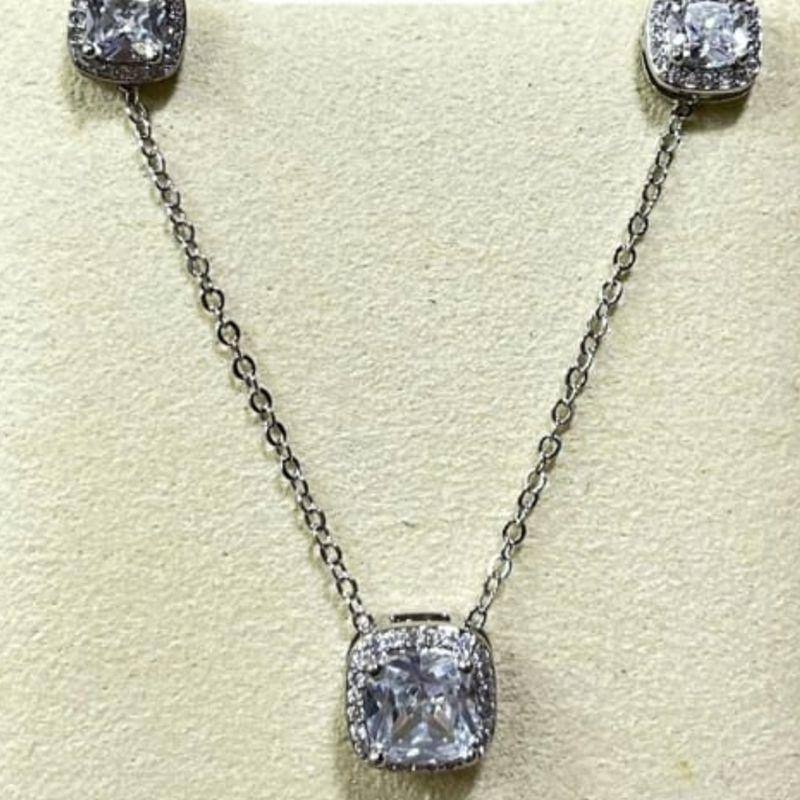 CONJUNTO CRISTAL RODIO