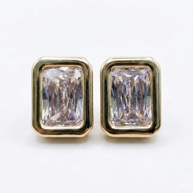 BRINCO OURO ZIRCONIA