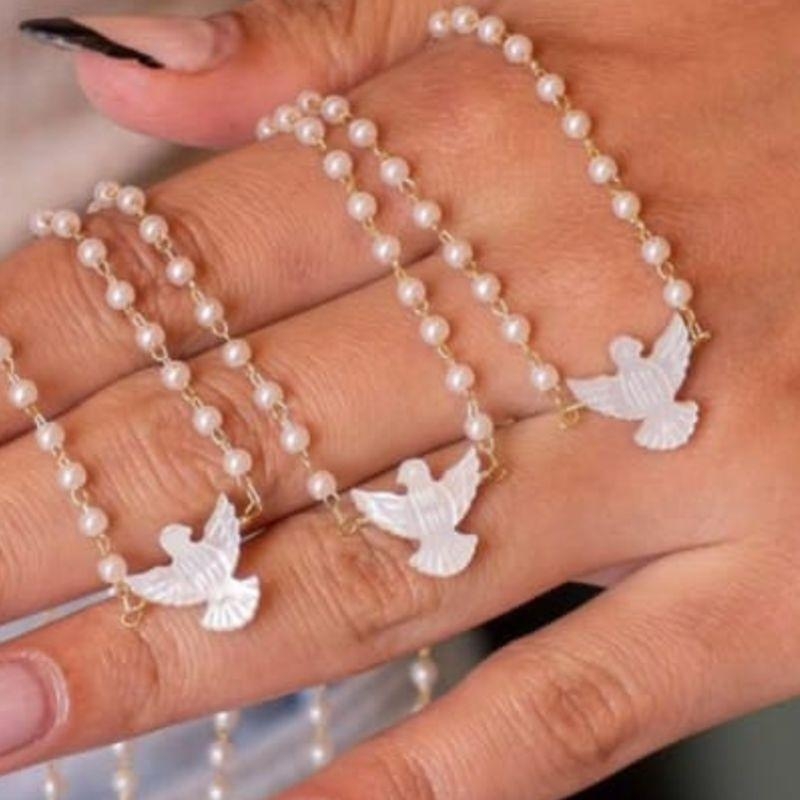 COLAR PEROLAS E ESPIRITO SANTO