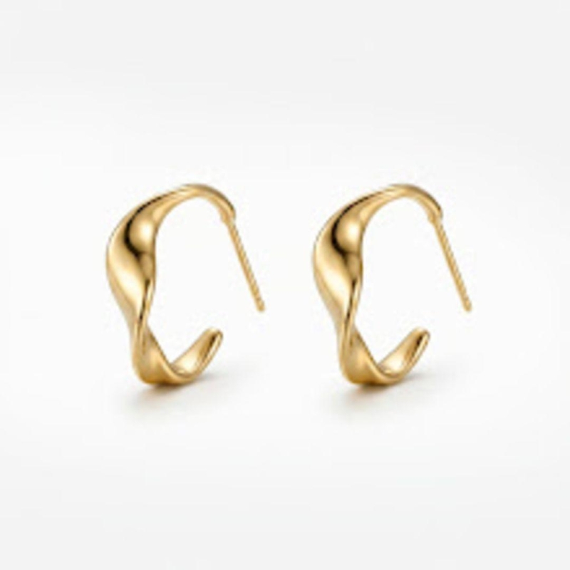 ARGOLA ORGANICA OURO