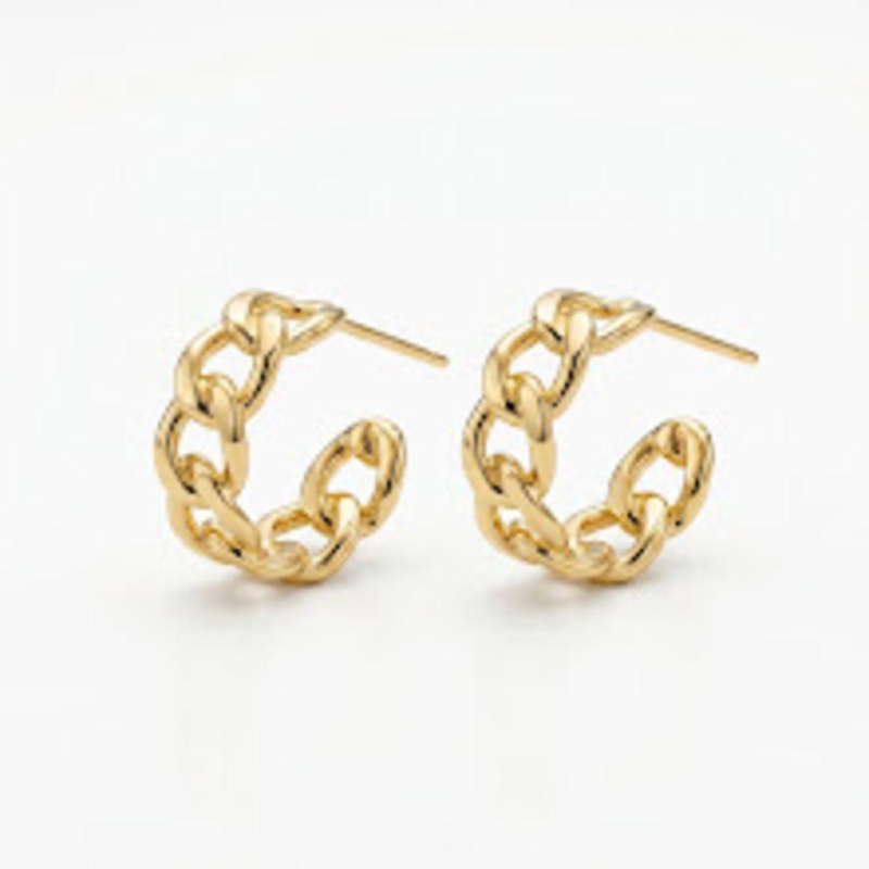 BRINCO ARGOLA ELOS OURO