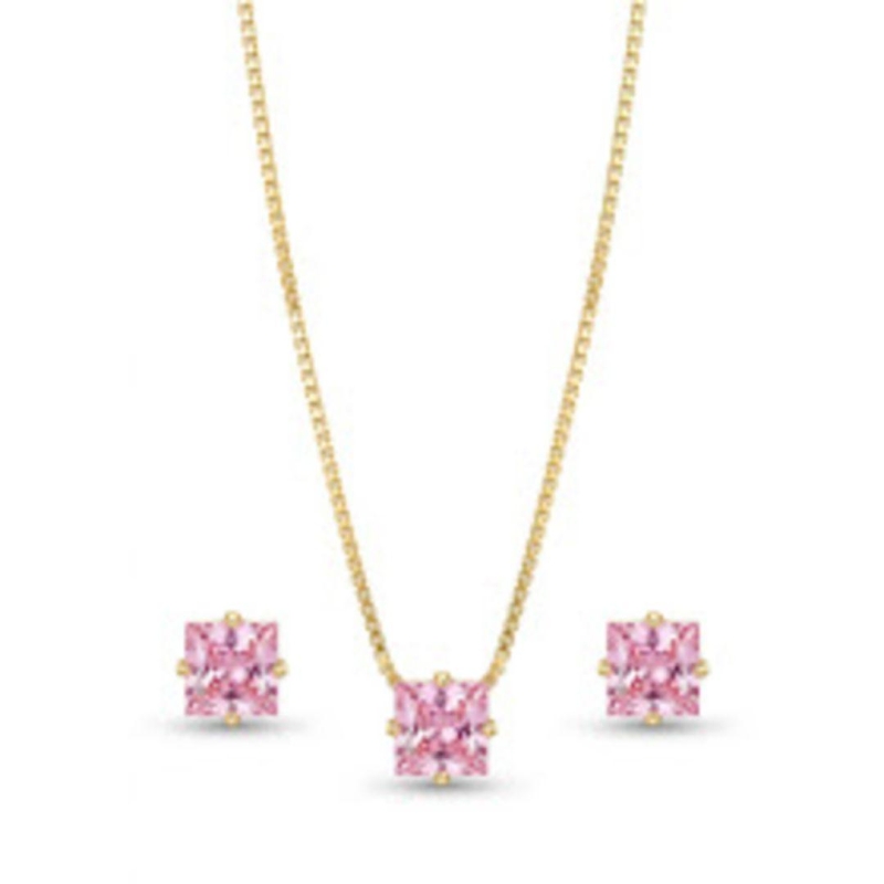 CONJUNTO OURO CRISTAL INFANTIL