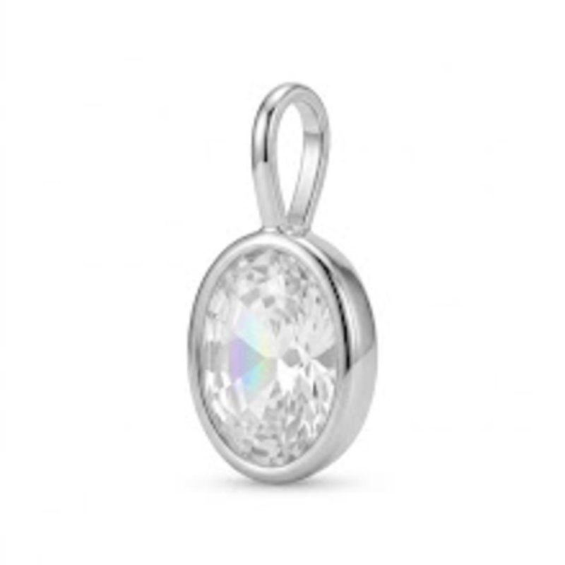 PINGENTE RODIO ZIRCONIA