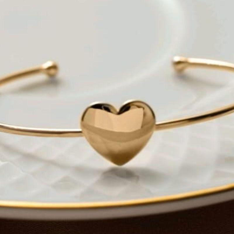 BRACELETE OURO CORAÇÃO
