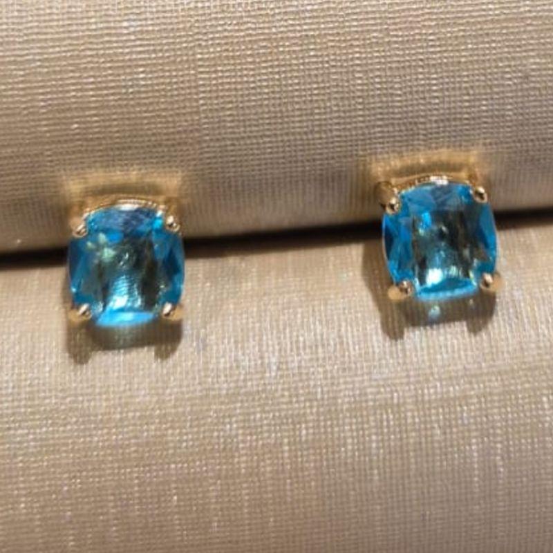 BRINCO AZUL OURO