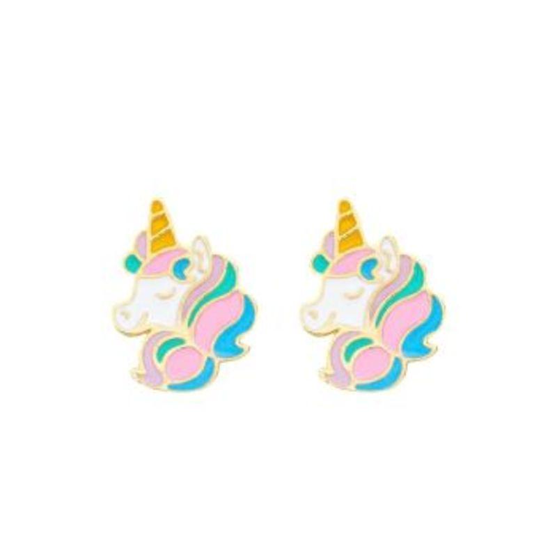 BRINCO INFANTIL UNICORNIO OURO
