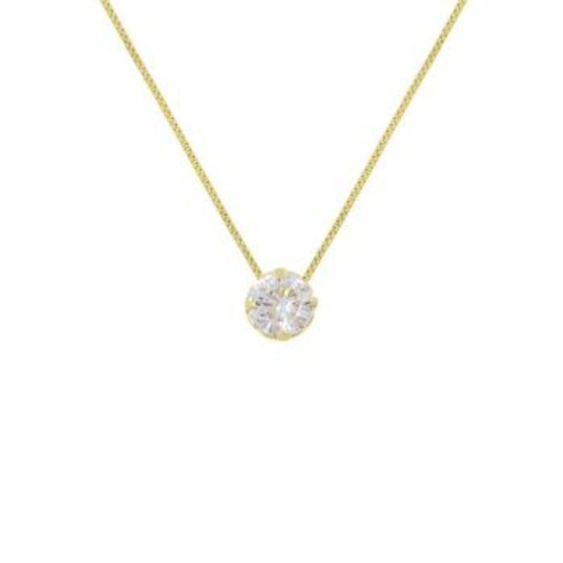 COLAR INFANTIL PONTO DE LUZ CRISTAL 3MM OURO