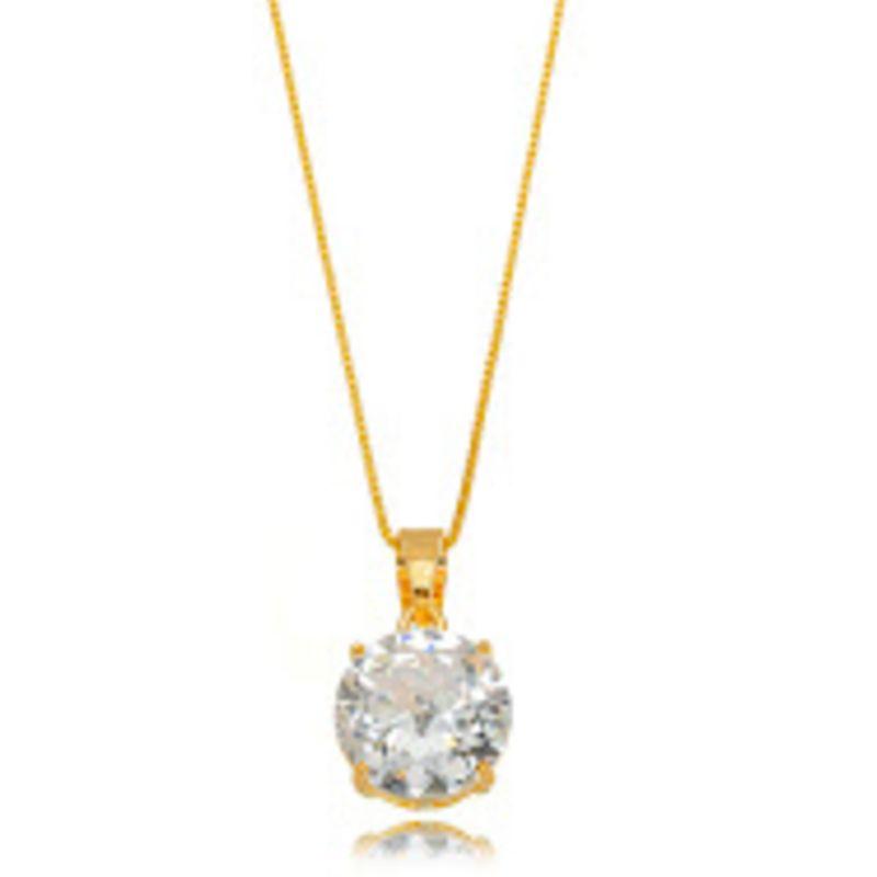COLAR PONTO DE LUZ ZIRCONIA G