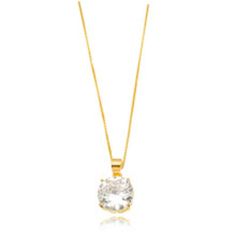 COLAR PONTO DE LUZ ZIRCONIA P