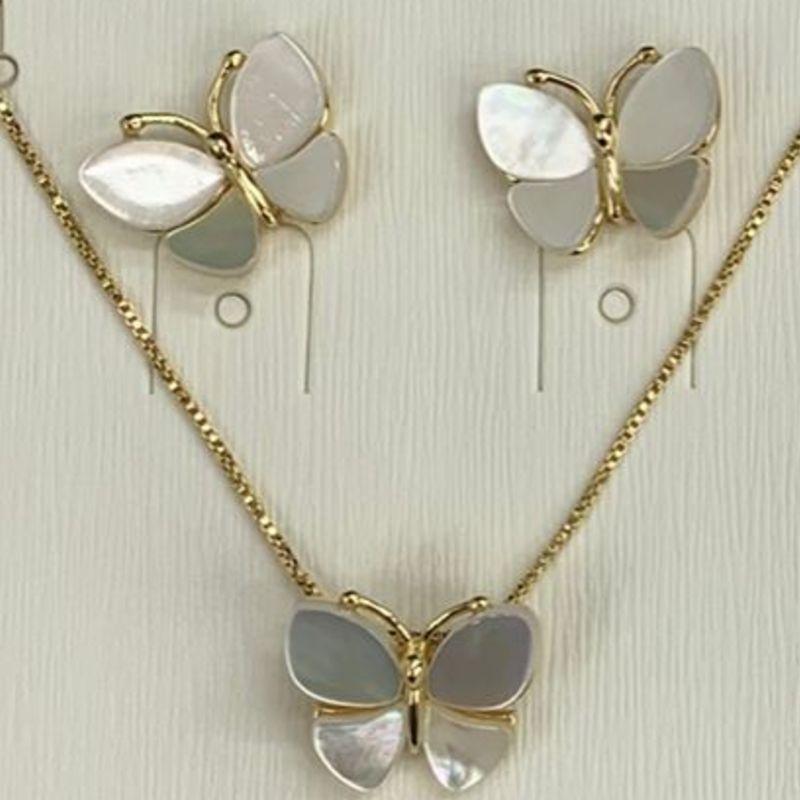 CONJUNTO MADREPEROLA BORBOLETA