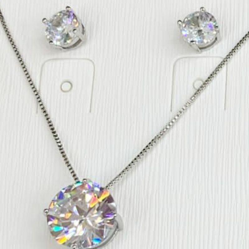 CONJUNTO RODIO ZIRCONIAS