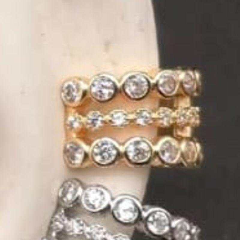 PAR PIERCING FAKE OURO