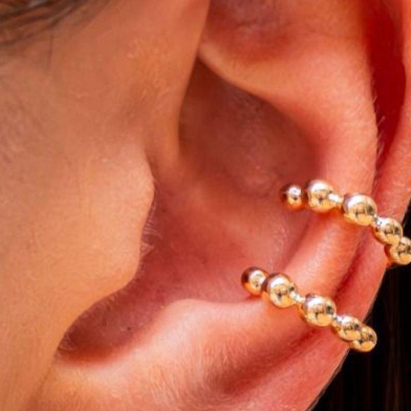 PIERCING FAKE BOLINHA OURO