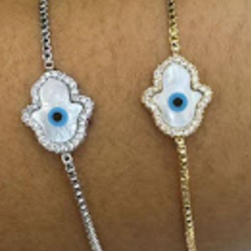 PULSEIRA RODIO MAO DE FATIMA