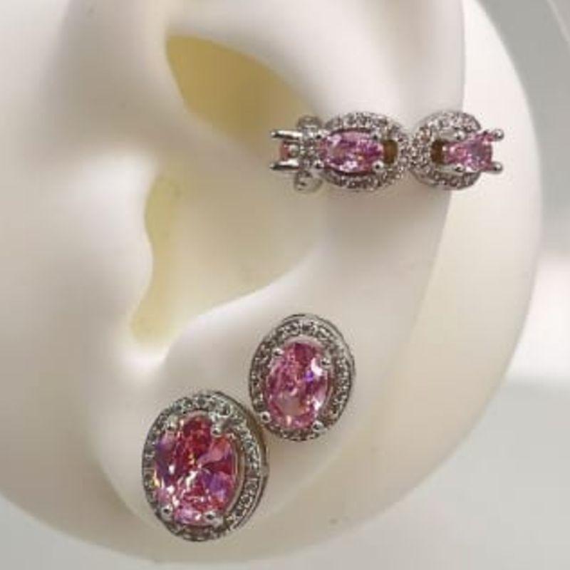 TRIO ROSA PIERCING FAKE