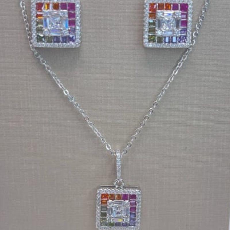 CONJUNTO QUADRADO CREVAJADO COLORS