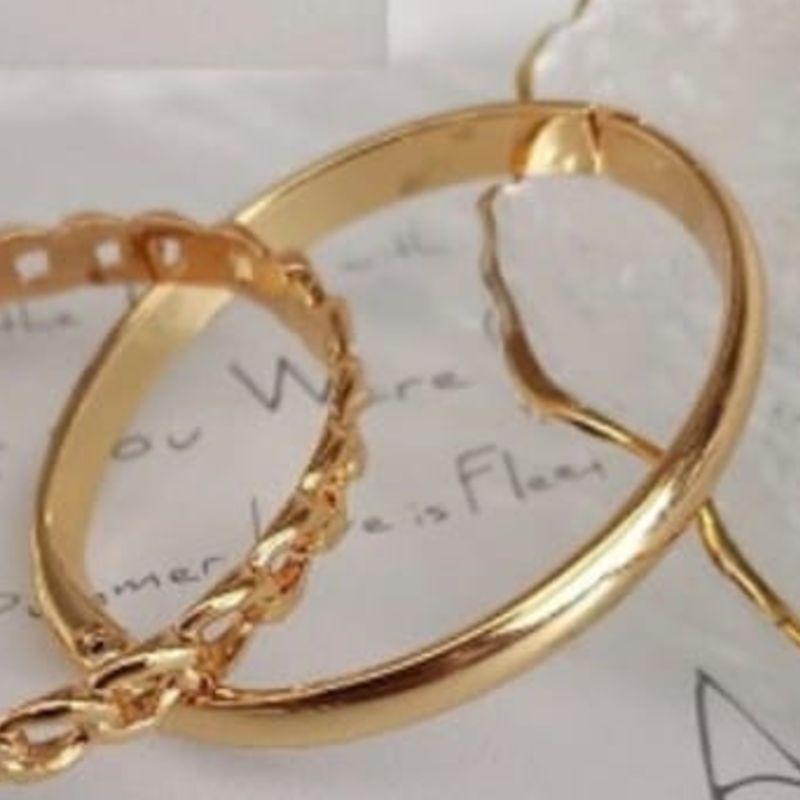 BRACELETE LISO OURO