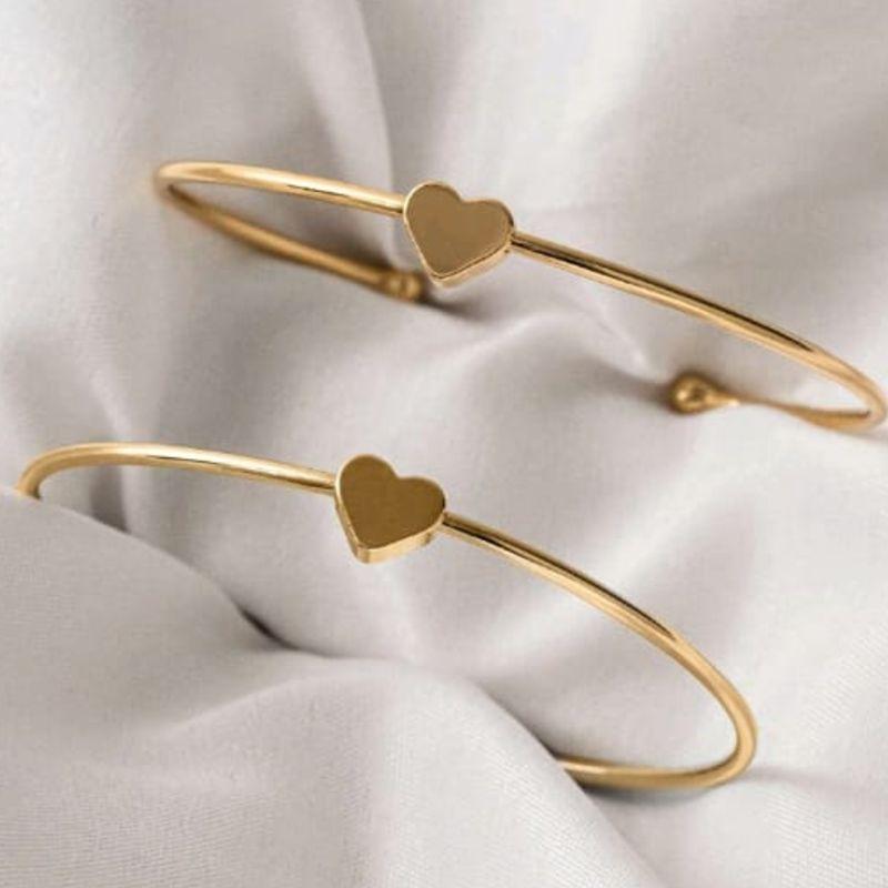 BRACELETE SLIM CORAÇÃO RODIO