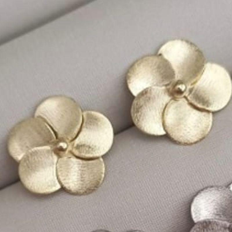 BRINCO FLOR OURO FOSCO