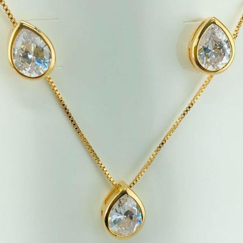 CONJUNTO ZIRCONIA GOTA