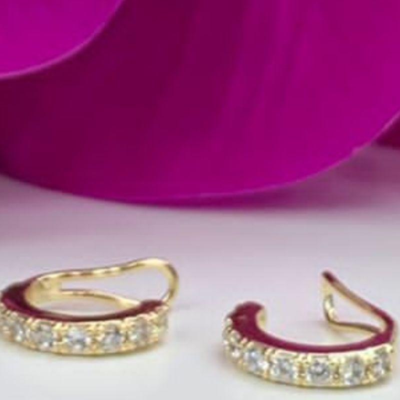 PAR PIERCING FAKE OURO