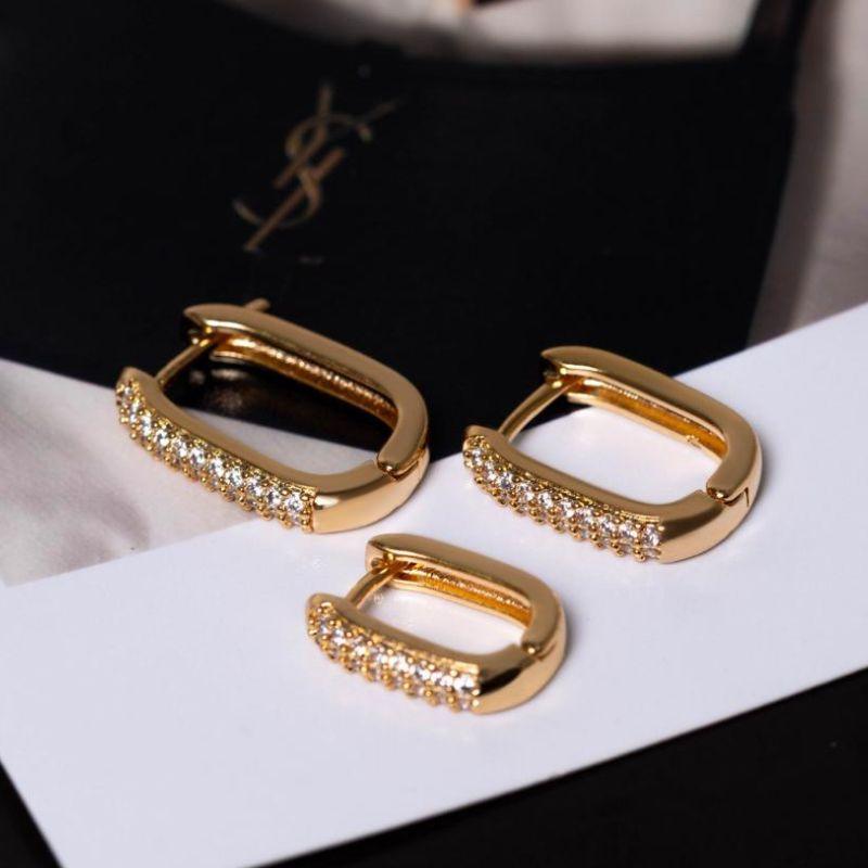 TRIO ARGOLAS OURO ZIRCONIA