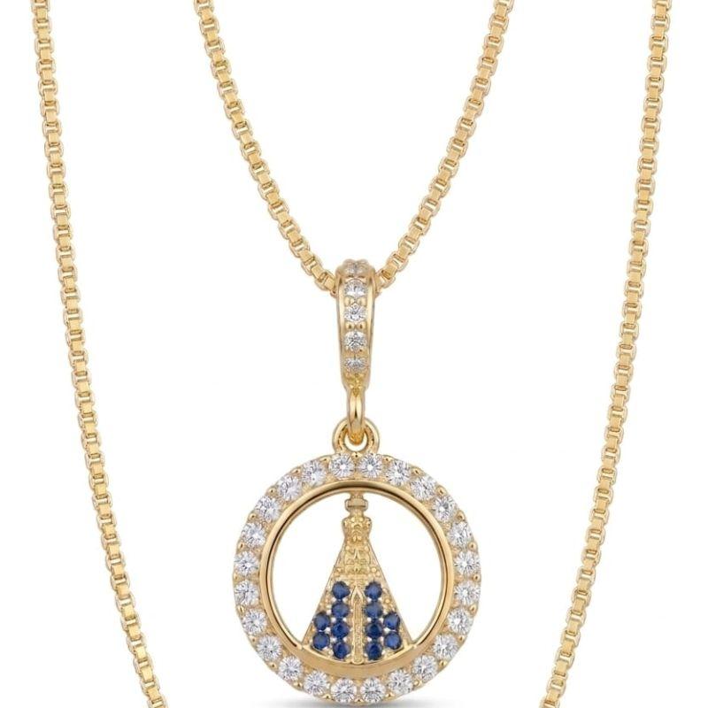 COLAR VENEZIANA NOSSA SENHORA VAZADA