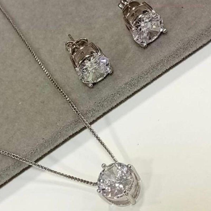 CONJUNTO CRISTAL PONTO DE LUZ 6MM