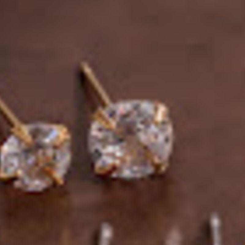 BRINCO OURO PONTO DE LUZ P ZIRCONIA