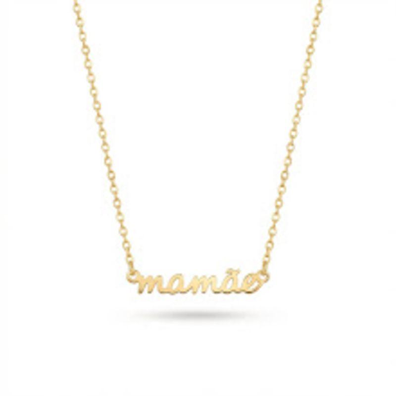 COLAR OURO MAMAE