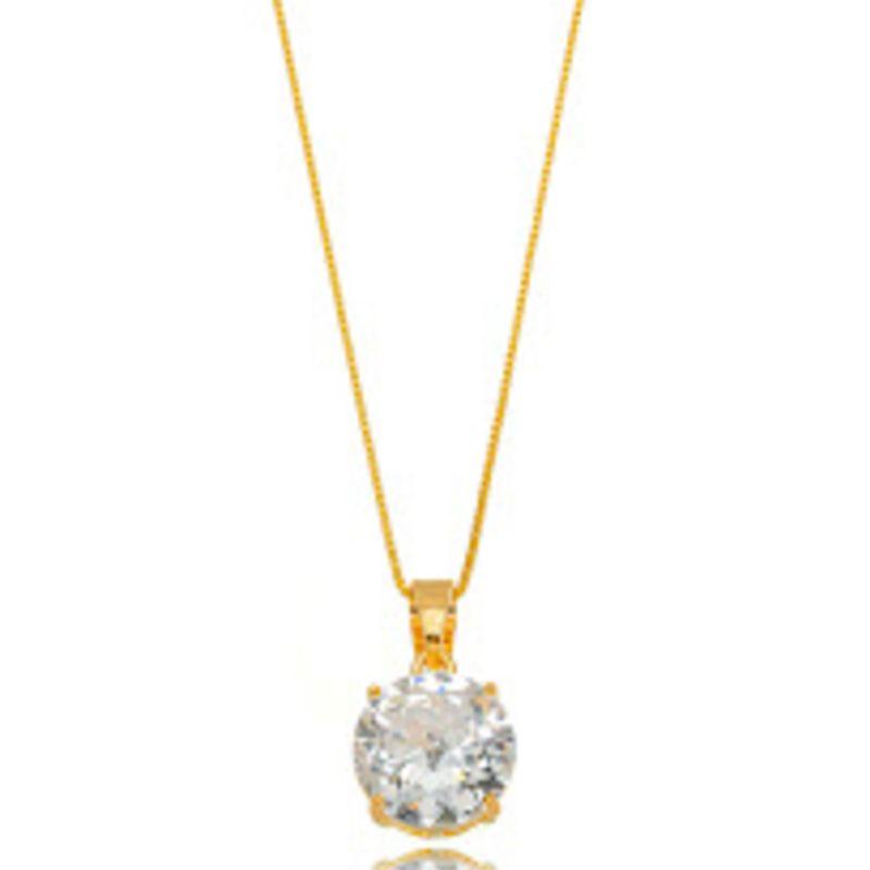 COLAR OURO PONTO DE LUZ G