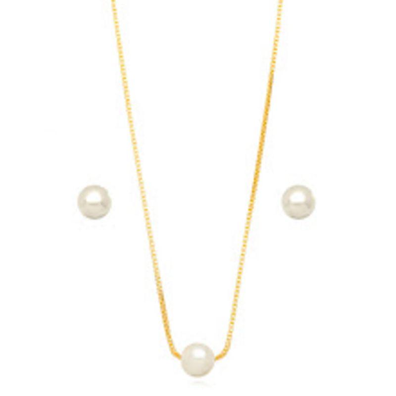 CONJUNTO OURO PEROLA P