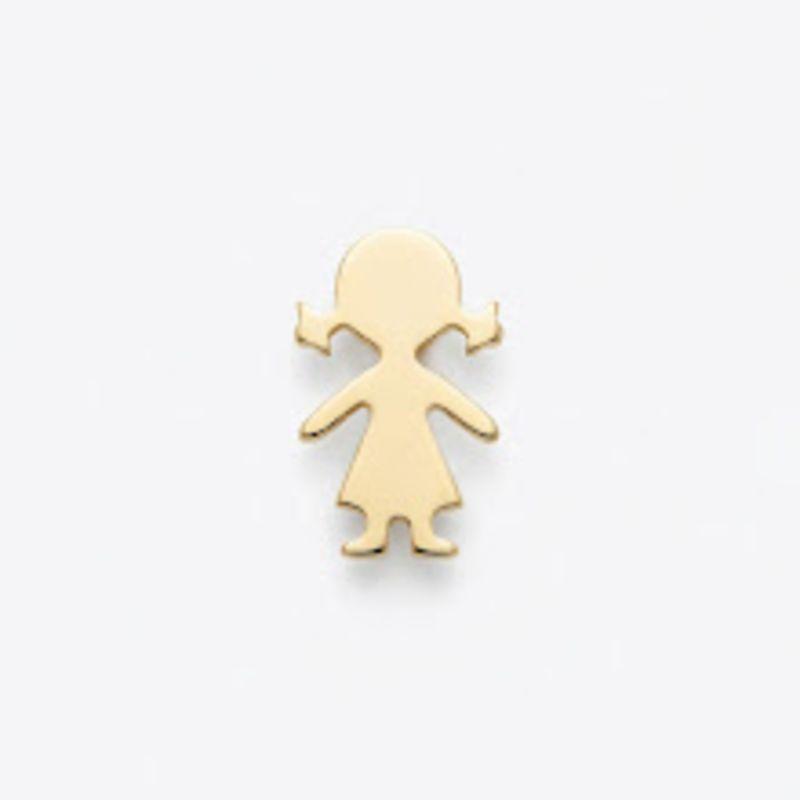 PINGENTE FILHA LISO OURO