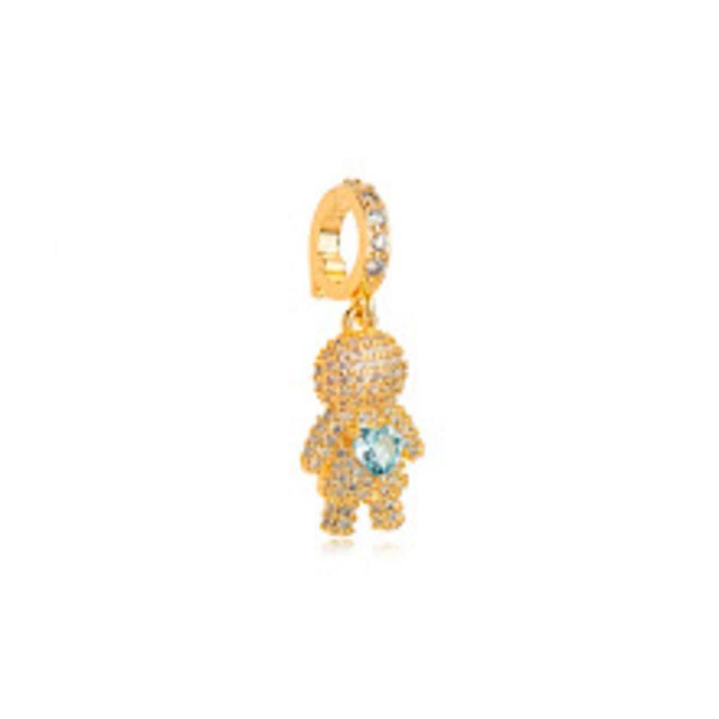 PINGENTE FILHO OURO TURMALINA CRISTAL