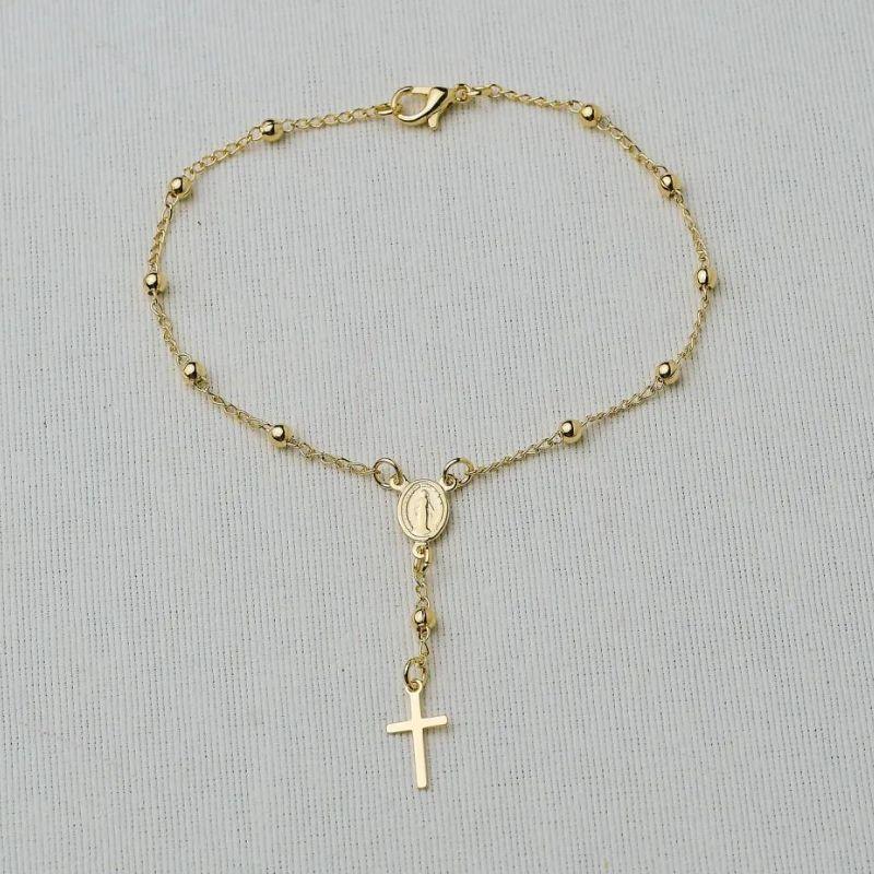 PULSEIRA TERÇO OURO