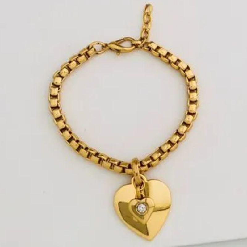 PULSEIRA VERNIZ ITALIANO CORAÇÃO PONTO LUZ