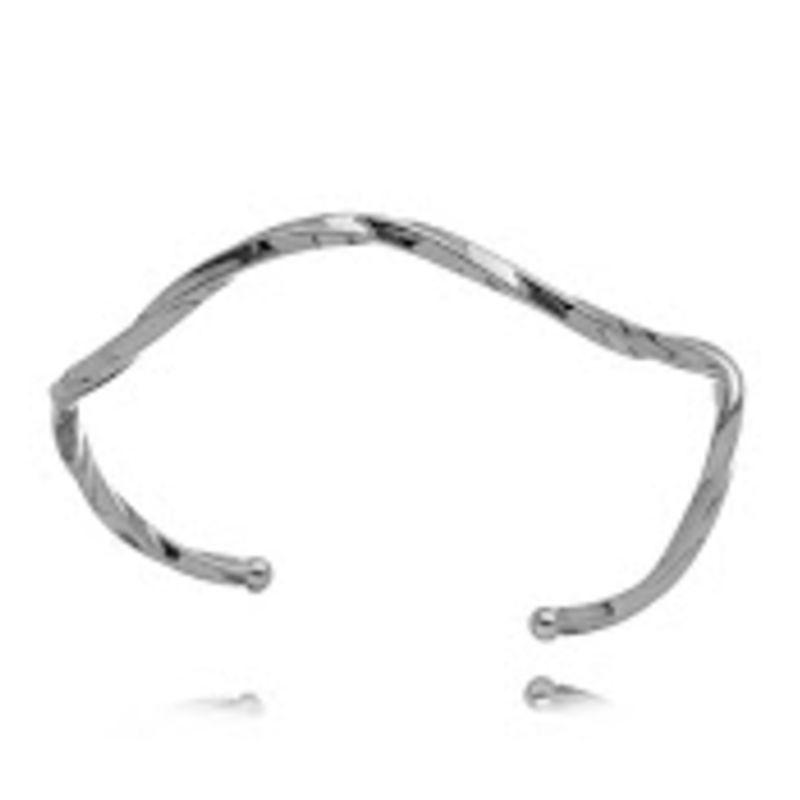 BRACELETE RODIO TORCIDO ONDAS