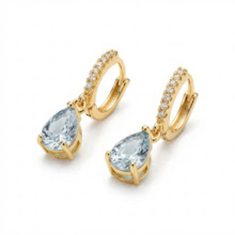 BRINCO ARGOLINHA GOTA OURO