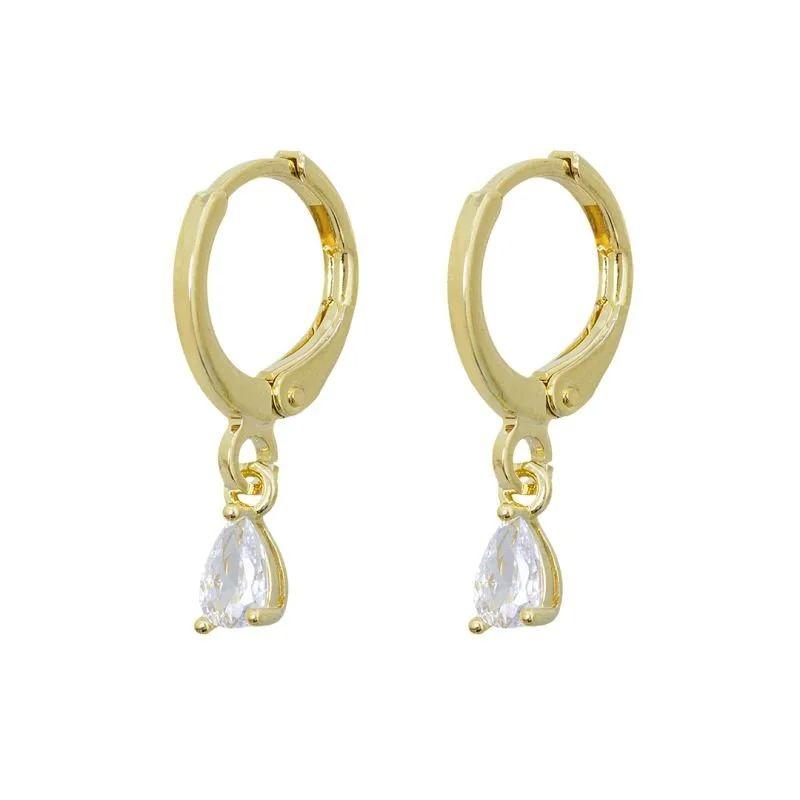 BRINCO ARGOLINHA INFANTIL ZIRCONIA