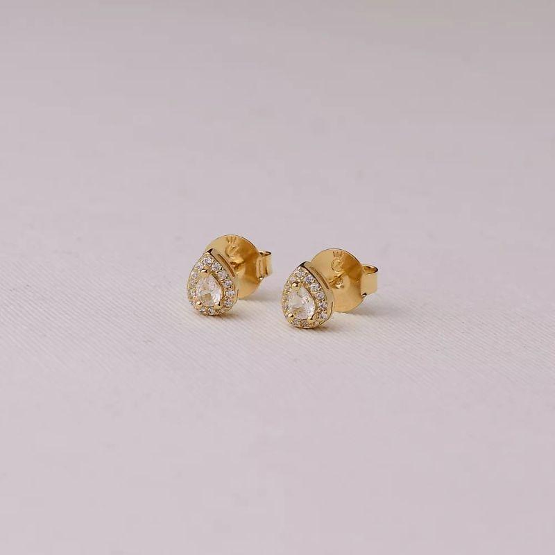 BRINCO GOTA CRAVEJADA 7MM