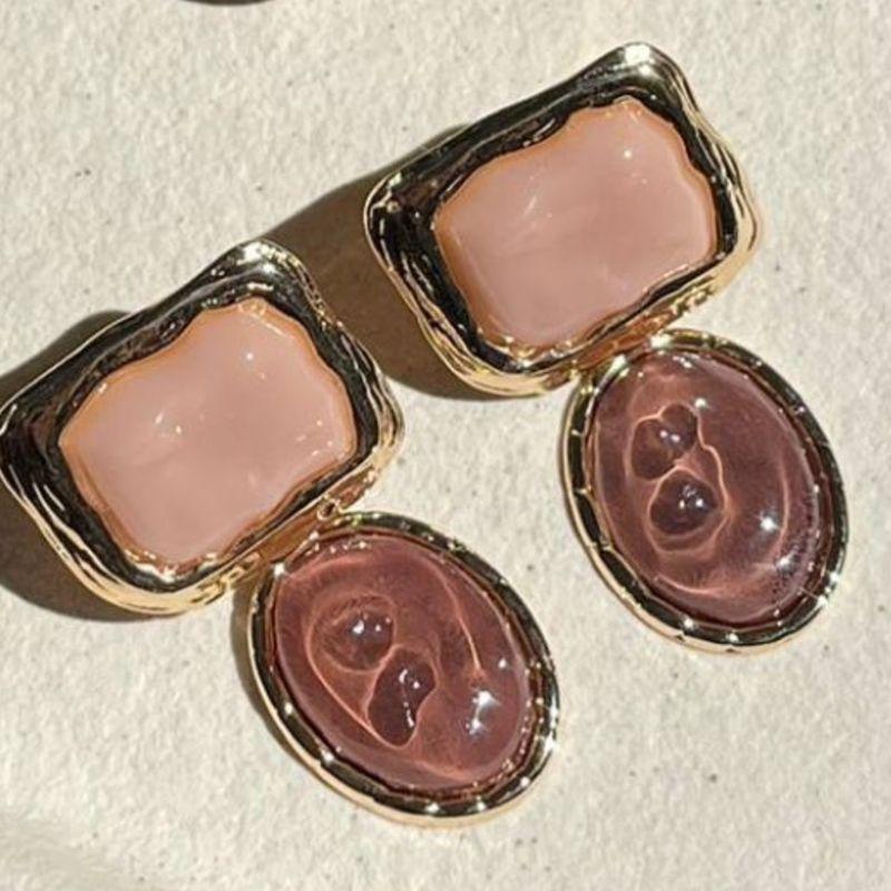 BRINCO ROSE E MARROM